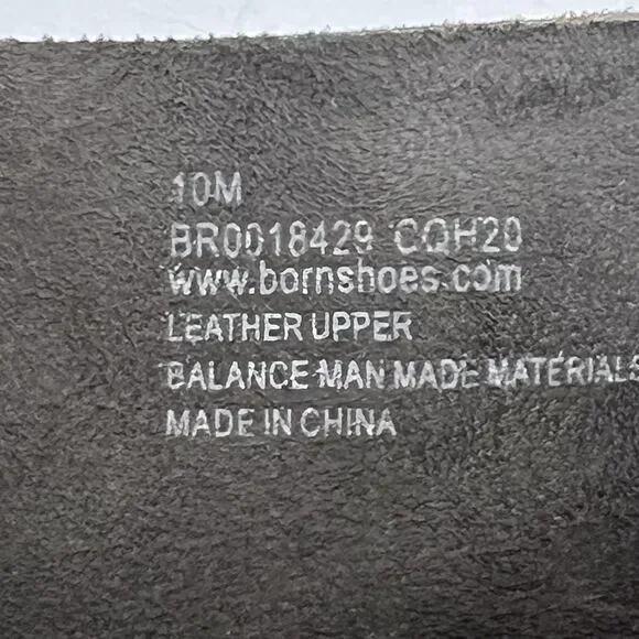 BORN Iwa Comfort Crisscross Flat Sandals Army Green Suede Size 10 - Picture 8 of 9